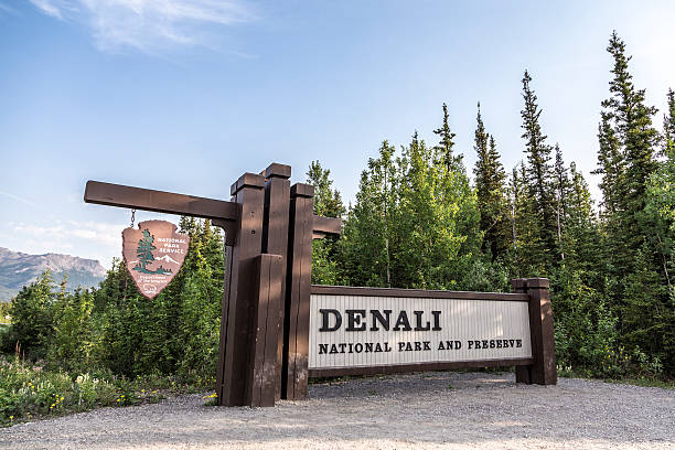 istock Denali National Park and Preserve Sign 180791608