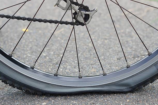 2,300+ Flat Bike Tire Stock Photos, Pictures & Royalty-Free ...