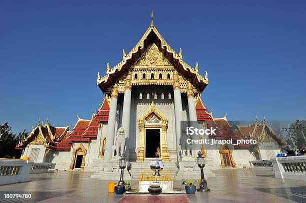 Templo De Mármore - Fotografias de stock e mais imagens de Ao Ar Livre - Ao Ar Livre, Arquitetura, Banguecoque