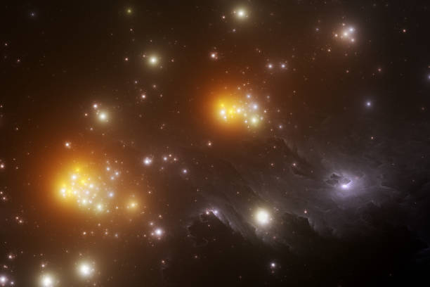 istock Space background with star field and nebula, for use with projects on science, research, and education. 1807956110