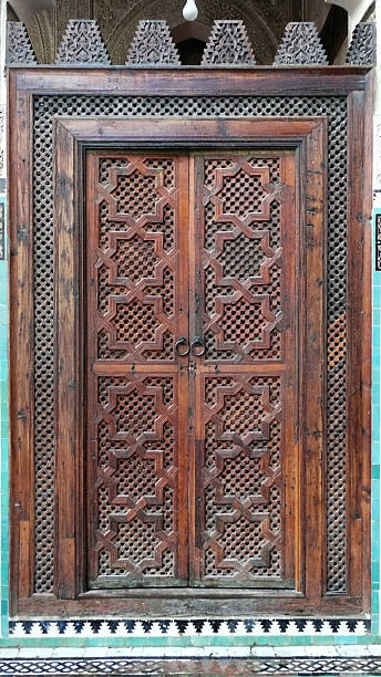 istock Wooden door. Background 180796543