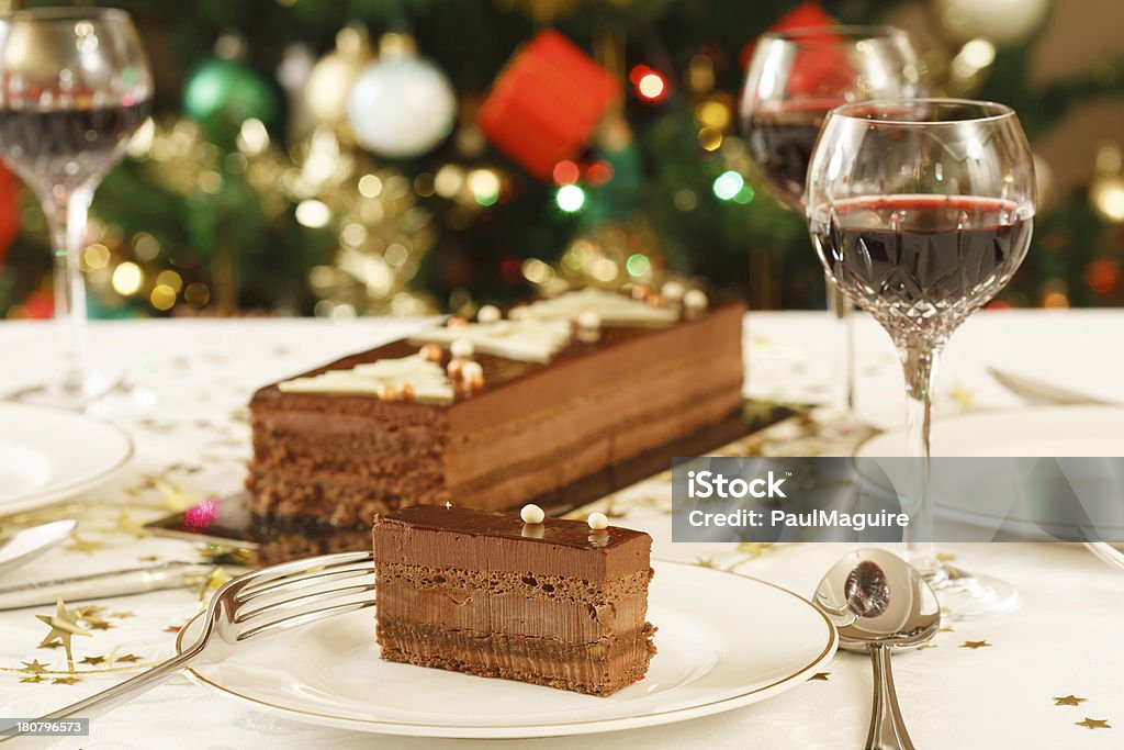 クリスマスランチテーブル - ガトーのロイヤリティフリーストックフォト