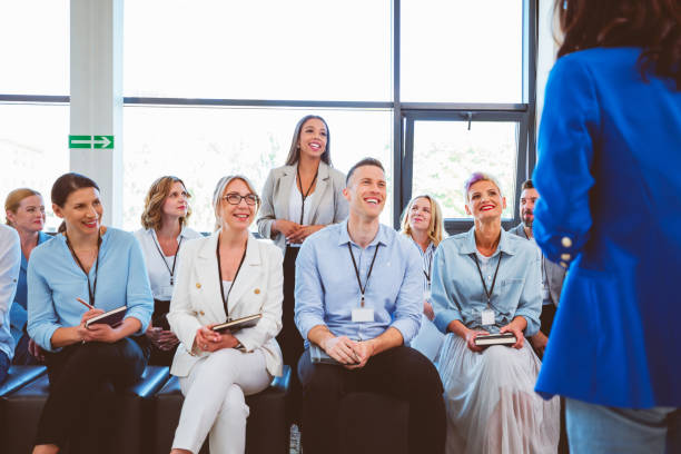 istock Business people during seminar 1807973680