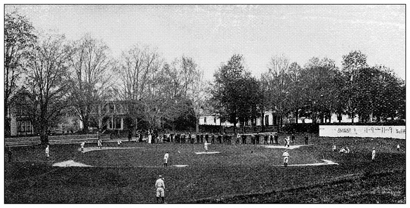 Antique image of Hampden County, Massachusetts: Baseball Pitch