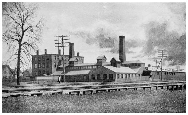 Antique image of Hampden County, Massachusetts: Stebbins Manufacturing Company, Brightwood, Springfield