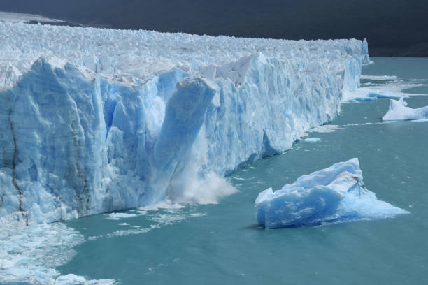istock Collapse of an ice column in the Perito Moreno Glacier 1808006347