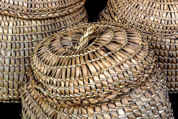 istock detail of handcrafted straw baskets 1808008536