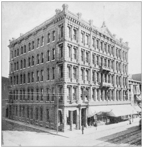 istock Antique image of Hampden County, Massachusetts: Third National Bank 1808010237