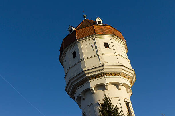 Old water tower "Old water tower in Wiener Neustadt, Austria." wiener neustadt stock pictures, royalty-free photos & images