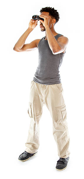 istock Afro-American man shot in studio 180804899