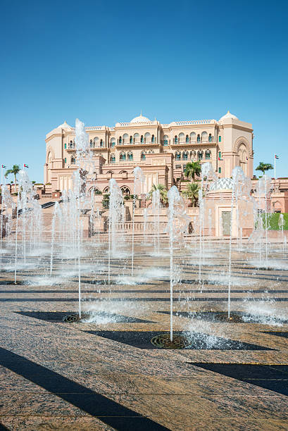 istock Emirates Palace Fountains,Abu Dhabi 180804969