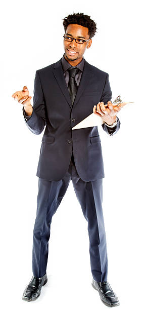istock Afro-American businessman shot in studio 180805173