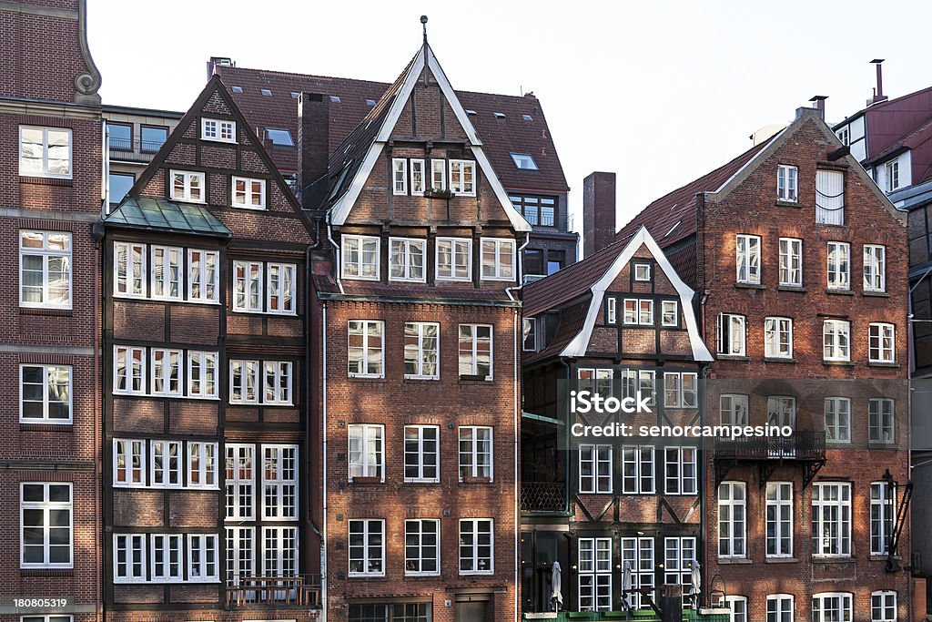 Patrizischen Häuser in Hamburg - Lizenzfrei Gebäudefront Stock-Foto