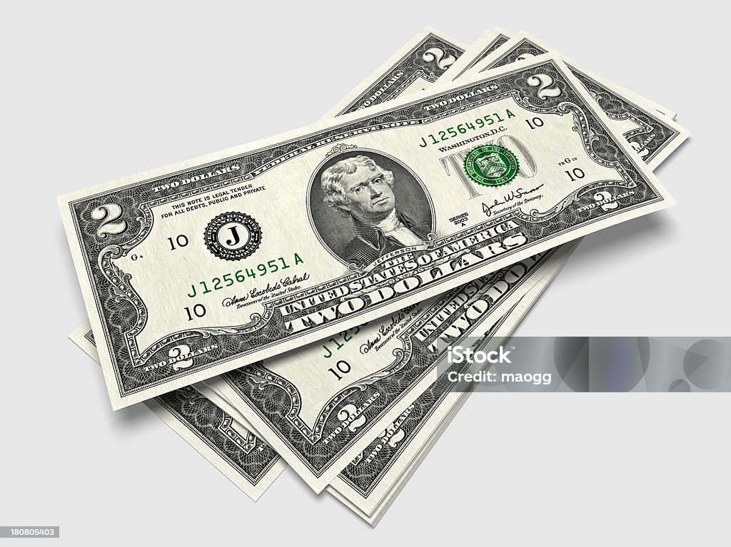 2 ドル紙幣 - アメリカ2ドル紙幣のロイヤリティフリーストックフォト