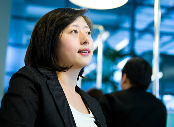 istock happy young businesswoman 180805800