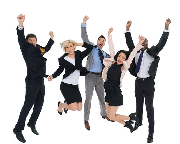 istock Business People Jumping 180805824