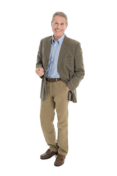 istock Senior man - Full Length Smart Casual Portrait 180806877