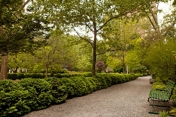 Gramercy Park in Manhattan, New York City. 