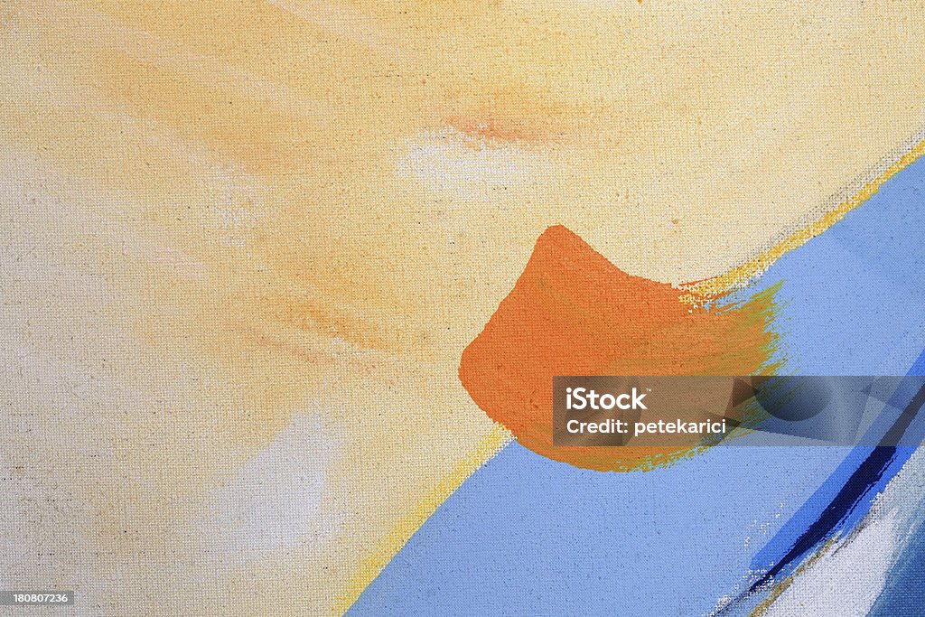 Pintura sobre lienzo - Ilustración de stock de Abstracto libre de derechos