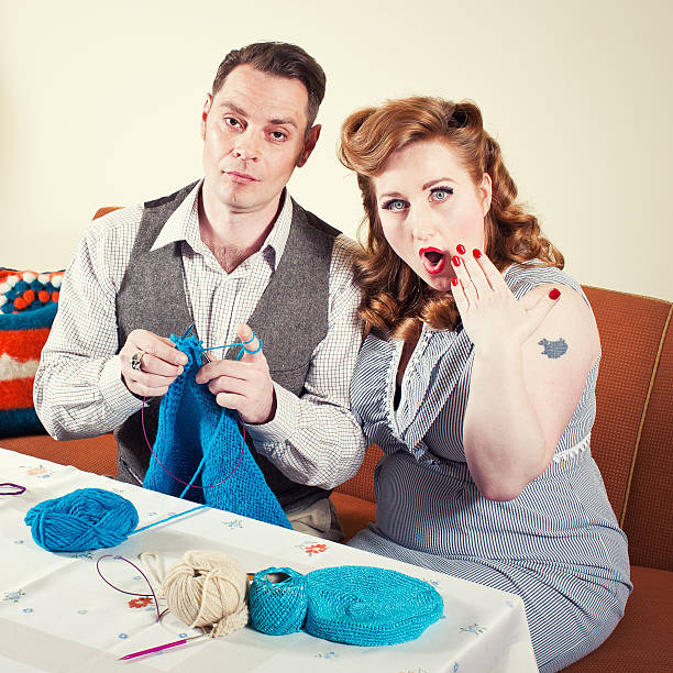 50's Couple stock photo