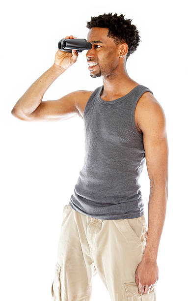 istock Afro-American man shot in studio 180807916