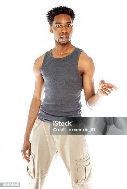 Afroamerican Man Shot In Studio Stock Photo - Download Image Now - 20-24 Years, 20-29 Years, Adult