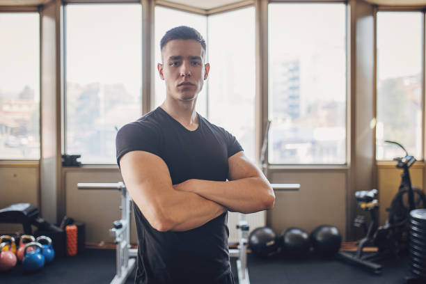 istock Man in gym 1808082902