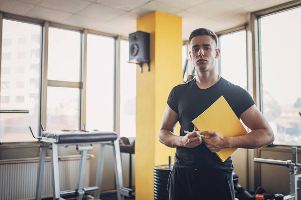 istock Fitness coach in gym 1808083422