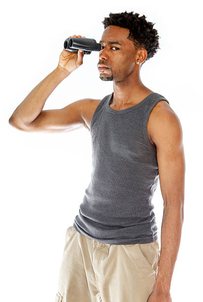istock Afro-American man shot in studio 180808418