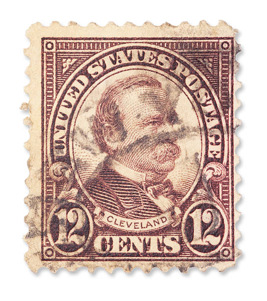 istock Vintage US Stamp - President Grover Cleveland 180808556