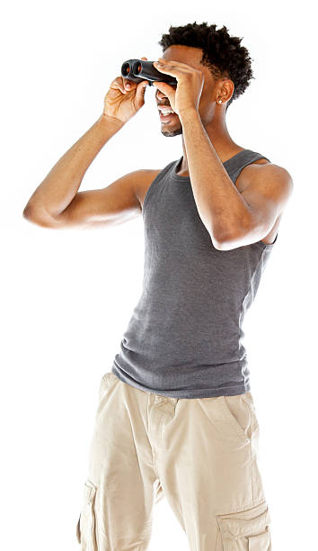 istock Afro-American man shot in studio 180808608