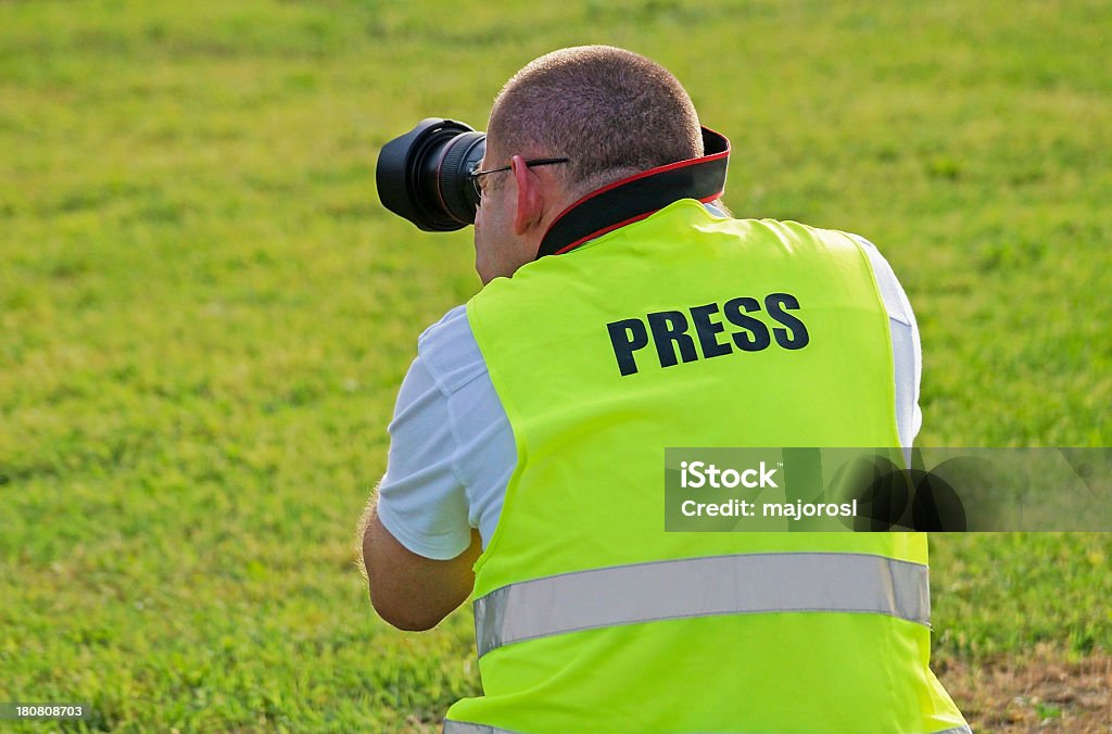 Press photographer Sports Photographer Stock Photo