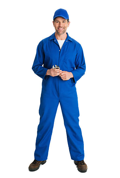 Repairman Mechanic With Wrench