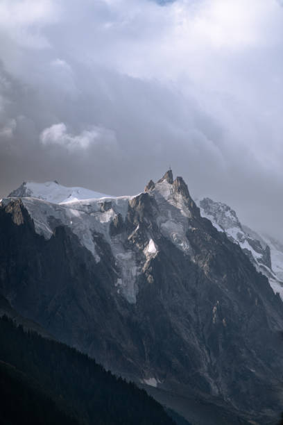 istock The Aiguille du Midi ridge in the Mont Blanc Massif 1808088748