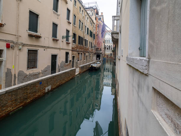 Rio de la Verona canal, Venice, Italy stock photo