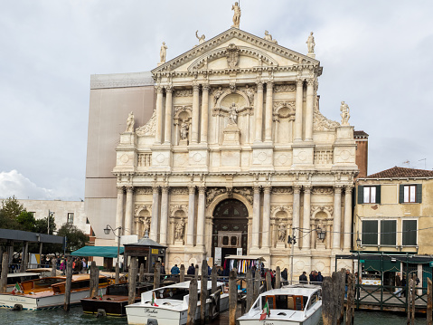 Venice, Italy - November 3 2023: Santa Maria di Nazareth Church. Venice is a city in northeastern Italy and the capital of the Veneto region.