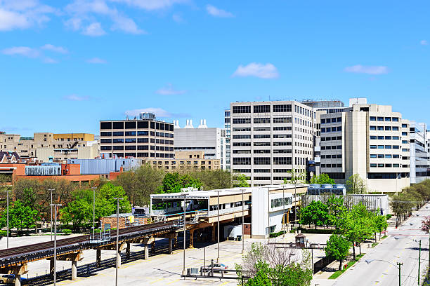 istock Polk Street L Station, Chicago 180810037