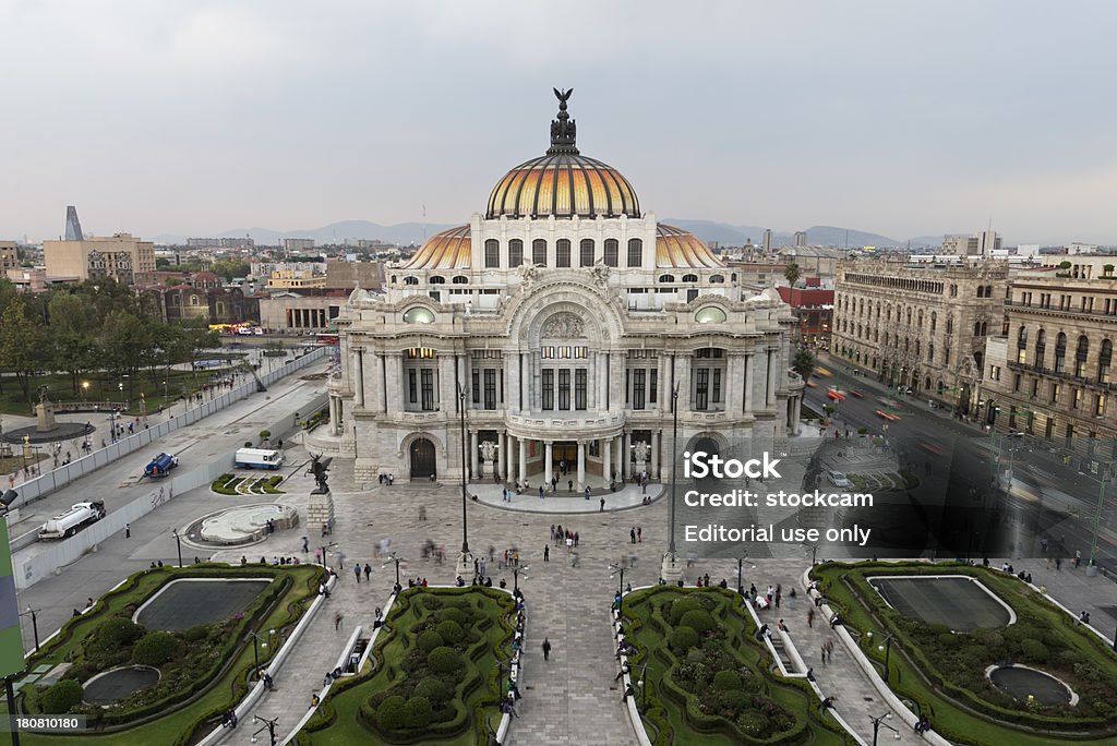Palacio de Bellas Artes di Città del Messico - Foto stock royalty-free di Messico