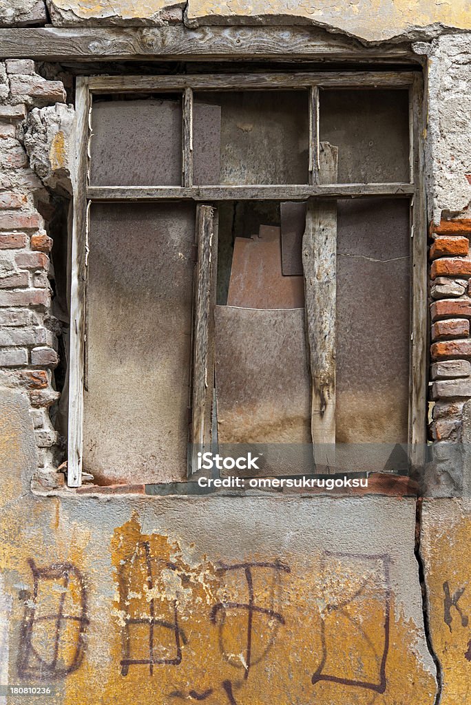 Brokenly Fenster - Lizenzfrei Alt Stock-Foto