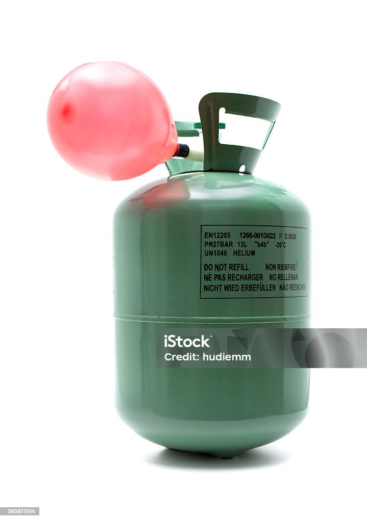 Hélium cylindre de gaz et de - Photo de Hélium libre de droits
