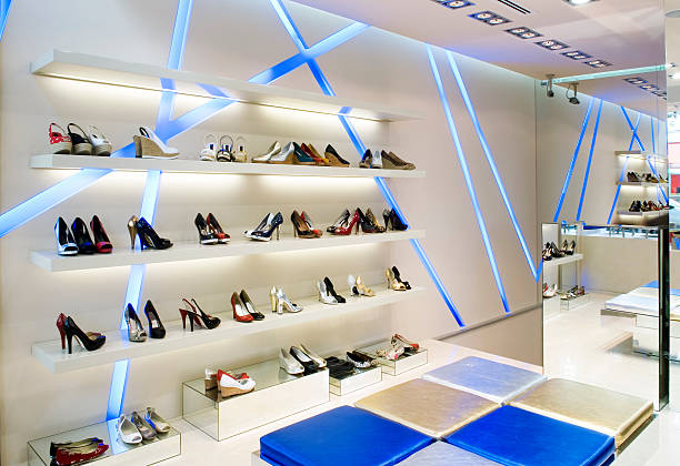 shoes store shoes store shoe store stock pictures, royalty-free photos & images