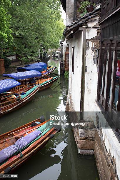 Foto de Cidade Zhouzhuang Água e mais fotos de stock de Aldeia - Aldeia, Ano Novo chinês, Arquitetura