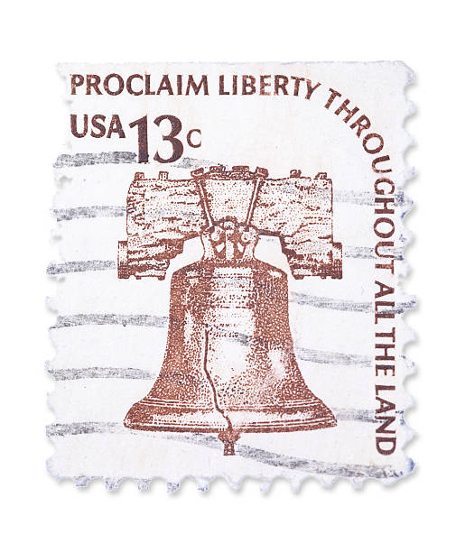 istock Vintage US stamp - Liberty Bell 180811233
