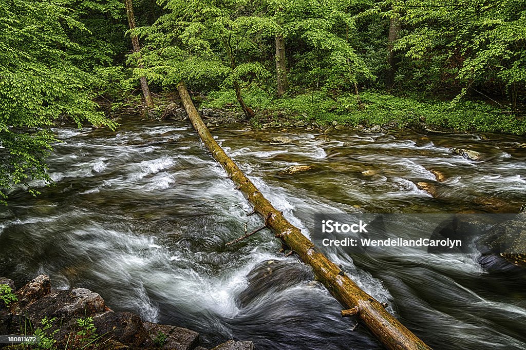 Montanhas fluxo encontra em movimento HDR - Royalty-free Appalachia Foto de stock