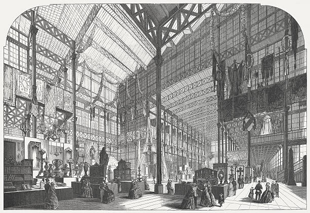 istock 1th German Industrial Exhibition in Munich, 1854, published in 1854 180811818