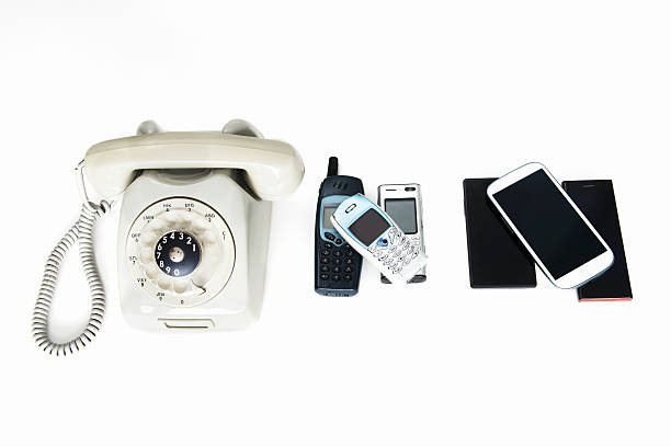 In the last 20 years the telephone has gone through a massive change. Here is three different looks.