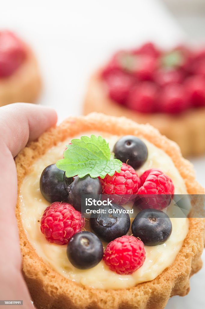 Baga Tarts - Royalty-free Framboesa Foto de stock