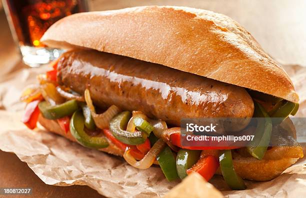 Italian Sausage Stock Photo - Download Image Now - Sausage, Italian Culture, Sandwich