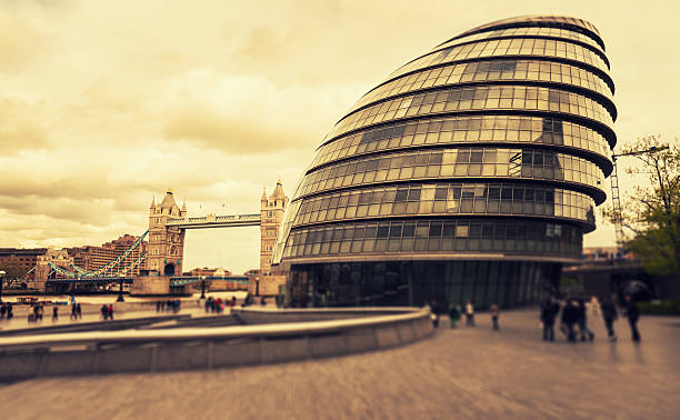 istock City Hall and Tower Bridge in London 180812117