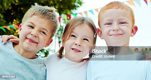 Cute Kids Stock Photo - Download Image Now - 4-5 Years, Blond Hair, Bonding
